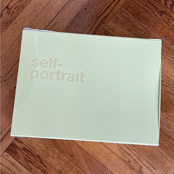 Self-Portrait ruched sequin midi dress with front side slit. - Picture 5 of 5